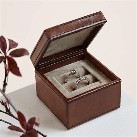 metal double ring box for wedding ceremony|unique wedding ring box.